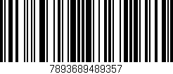 Código de barras (EAN, GTIN, SKU, ISBN): '7893689489357'