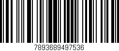 Código de barras (EAN, GTIN, SKU, ISBN): '7893689497536'