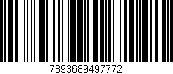 Código de barras (EAN, GTIN, SKU, ISBN): '7893689497772'