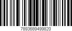 Código de barras (EAN, GTIN, SKU, ISBN): '7893689499820'