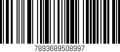 Código de barras (EAN, GTIN, SKU, ISBN): '7893689508997'