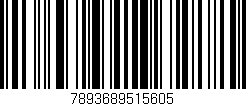 Código de barras (EAN, GTIN, SKU, ISBN): '7893689515605'