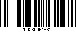 Código de barras (EAN, GTIN, SKU, ISBN): '7893689515612'
