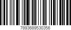 Código de barras (EAN, GTIN, SKU, ISBN): '7893689530356'