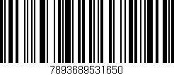 Código de barras (EAN, GTIN, SKU, ISBN): '7893689531650'