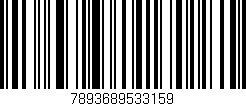 Código de barras (EAN, GTIN, SKU, ISBN): '7893689533159'