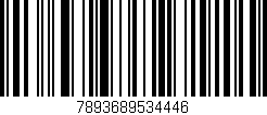 Código de barras (EAN, GTIN, SKU, ISBN): '7893689534446'