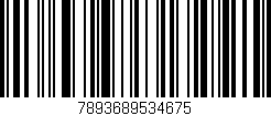 Código de barras (EAN, GTIN, SKU, ISBN): '7893689534675'