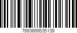Código de barras (EAN, GTIN, SKU, ISBN): '7893689535139'