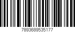 Código de barras (EAN, GTIN, SKU, ISBN): '7893689535177'