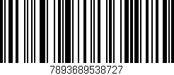 Código de barras (EAN, GTIN, SKU, ISBN): '7893689538727'