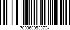Código de barras (EAN, GTIN, SKU, ISBN): '7893689538734'