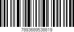 Código de barras (EAN, GTIN, SKU, ISBN): '7893689538819'