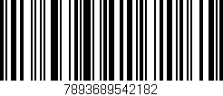 Código de barras (EAN, GTIN, SKU, ISBN): '7893689542182'