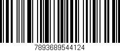 Código de barras (EAN, GTIN, SKU, ISBN): '7893689544124'