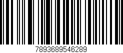 Código de barras (EAN, GTIN, SKU, ISBN): '7893689546289'