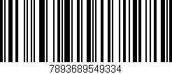 Código de barras (EAN, GTIN, SKU, ISBN): '7893689549334'