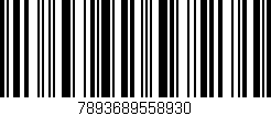Código de barras (EAN, GTIN, SKU, ISBN): '7893689558930'