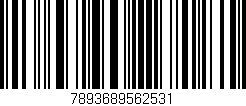 Código de barras (EAN, GTIN, SKU, ISBN): '7893689562531'