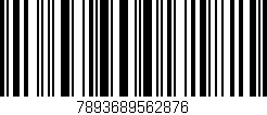 Código de barras (EAN, GTIN, SKU, ISBN): '7893689562876'