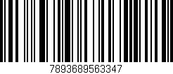 Código de barras (EAN, GTIN, SKU, ISBN): '7893689563347'