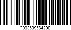 Código de barras (EAN, GTIN, SKU, ISBN): '7893689564238'