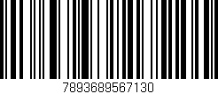 Código de barras (EAN, GTIN, SKU, ISBN): '7893689567130'