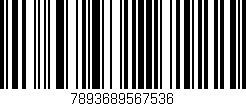 Código de barras (EAN, GTIN, SKU, ISBN): '7893689567536'