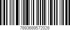 Código de barras (EAN, GTIN, SKU, ISBN): '7893689572028'