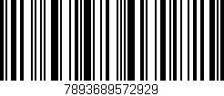 Código de barras (EAN, GTIN, SKU, ISBN): '7893689572929'