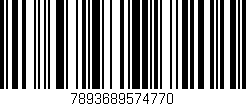 Código de barras (EAN, GTIN, SKU, ISBN): '7893689574770'