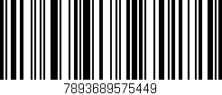 Código de barras (EAN, GTIN, SKU, ISBN): '7893689575449'