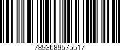 Código de barras (EAN, GTIN, SKU, ISBN): '7893689575517'