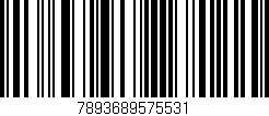 Código de barras (EAN, GTIN, SKU, ISBN): '7893689575531'