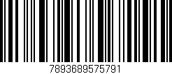 Código de barras (EAN, GTIN, SKU, ISBN): '7893689575791'