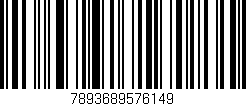 Código de barras (EAN, GTIN, SKU, ISBN): '7893689576149'