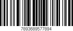 Código de barras (EAN, GTIN, SKU, ISBN): '7893689577894'