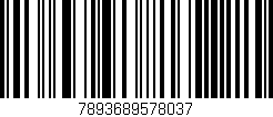 Código de barras (EAN, GTIN, SKU, ISBN): '7893689578037'