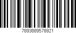 Código de barras (EAN, GTIN, SKU, ISBN): '7893689578921'