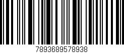 Código de barras (EAN, GTIN, SKU, ISBN): '7893689578938'