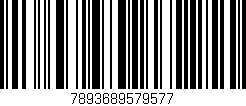 Código de barras (EAN, GTIN, SKU, ISBN): '7893689579577'