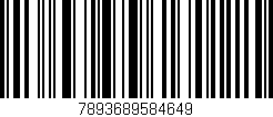 Código de barras (EAN, GTIN, SKU, ISBN): '7893689584649'