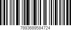 Código de barras (EAN, GTIN, SKU, ISBN): '7893689584724'