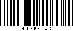 Código de barras (EAN, GTIN, SKU, ISBN): '7893689587404'