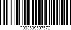 Código de barras (EAN, GTIN, SKU, ISBN): '7893689587572'