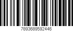 Código de barras (EAN, GTIN, SKU, ISBN): '7893689592446'