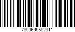 Código de barras (EAN, GTIN, SKU, ISBN): '7893689592811'