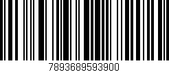 Código de barras (EAN, GTIN, SKU, ISBN): '7893689593900'