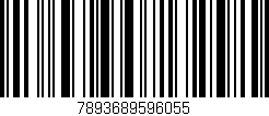 Código de barras (EAN, GTIN, SKU, ISBN): '7893689596055'