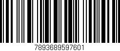 Código de barras (EAN, GTIN, SKU, ISBN): '7893689597601'